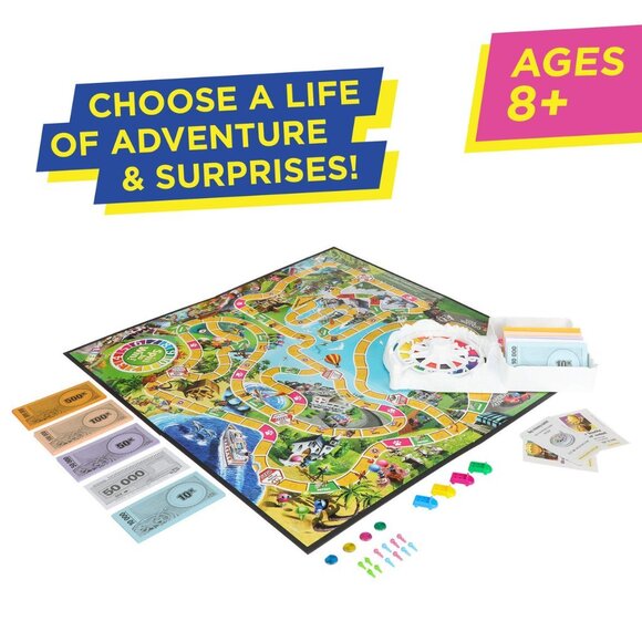 The Game of Life Hasbro Board Game New Sealed English Version For Age 8+ - Picture 7 of 16